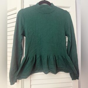 Green Women's Top M/L